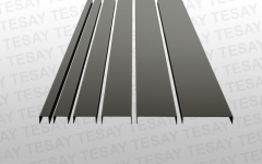 BRCL**70 - Ayna Siyah Paslanmaz Çelik Bordür Profilleri