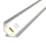 LDKS2020 - 20x20 mm Alüminyum Üçgen Köşe Led Profili