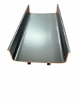 ALB-542 BOYALI ALÜMİNYUM GOLA GİZLİ U KULP PROFİLİ